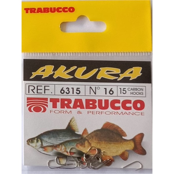 ami trabucco akura serie 6315 n.16 pesca a fondo surcasting amo da innesco tremolina bibi coreano americano bigattino camole gra
