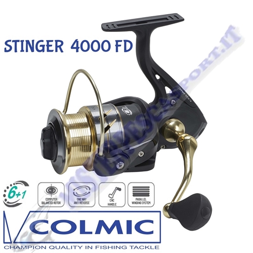 mulinello colmic stinger 4000 fd pesca a bolognese spinning surfcasting