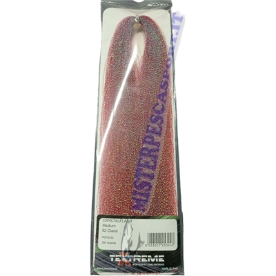 Crystal Flash medium colore 92 claret rosso white bianco fibra ottica per traina, fili per la pesca a traina. pesca a moscajpg