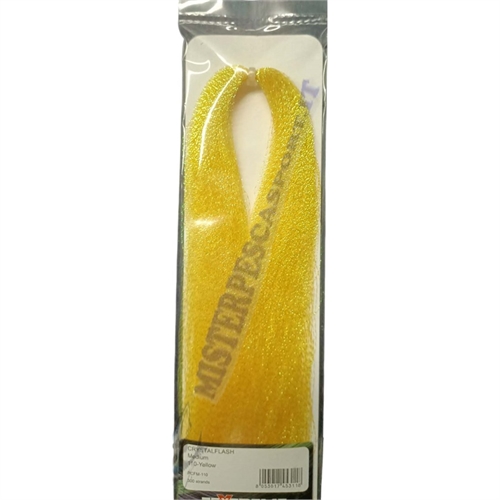 Crystal Flash medium colore 110 yellow fibra ottica per traina, fili per la pesca a traina