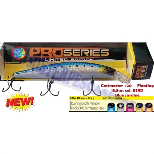 trabucco pro series  coastmaster 120 colore bsrd floating   pesca a spinning, mare (2)