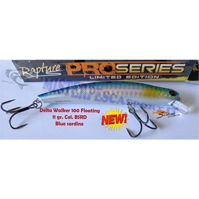 trabucco delta walker pro series limited edition 100 colore bsrd pesca aspinning, traina pesca alla spigola, tonnetti, cernia