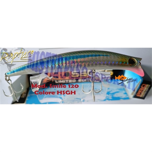 trabucco Smile 120 color HSGH  pro series limited edition  pesca spinning alla spigola, barracuda, cernia