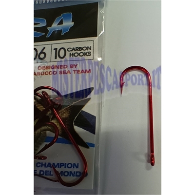 ami trabucco akura serie 115r n. 6  speciale mare con occhiello per innesco del bibi, pesca dalla barca a bolentino,pesca a surc