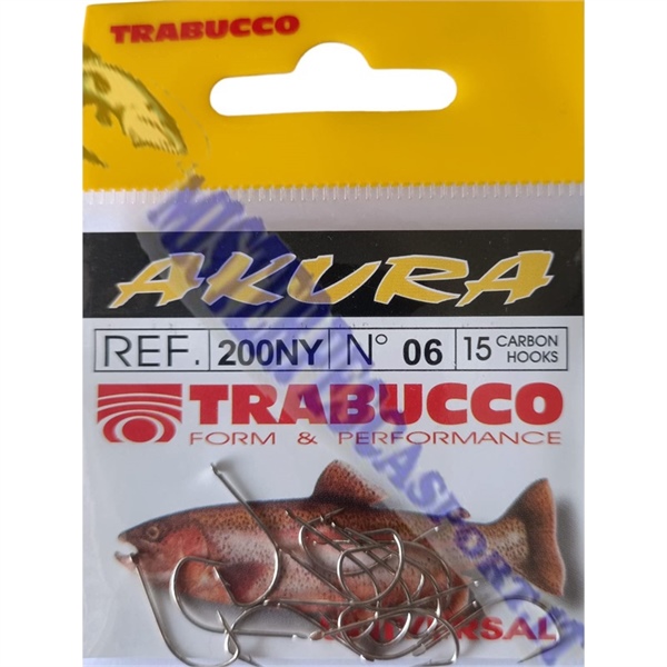 ami trabucco akura serie 200NY n.6 pesca a fondo surcasting amo da innesco tremolina bibi coreano