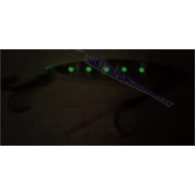 savage-gear-flatline tg 4 cm 12gr. Fs uv white glow , pesca a spinnig, pesca light jig, vertical jig, slow pitch, fluorescente