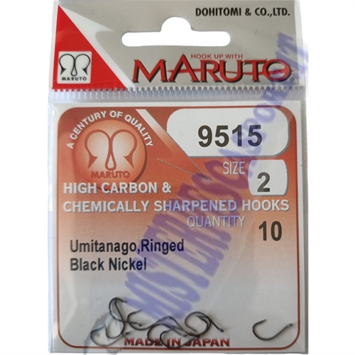 Ami Maruto umitanago ringesd black nickel serie 9515 size n. 2 con occhiello 