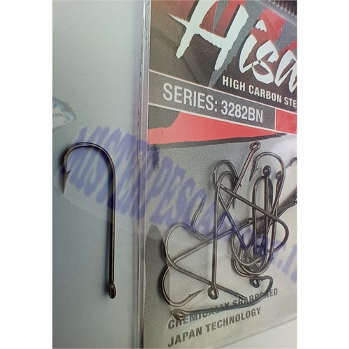 Ami TRABUCCO HISASHI serie 3282BN Aberdeen  con occhiello black nichel ideale per l'innesco bibi, calamaro, gambero per la  pesc