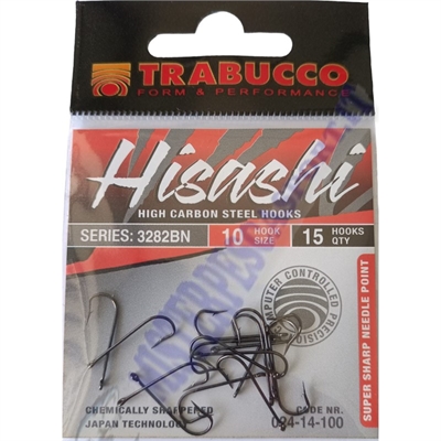 Ami TRABUCCO HISASHI serie 3282 Aberdeen N. 10 con occhiello black nichel ideale per l'innesco bibi, calamaro, gambero per la  p
