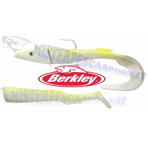 berkley-power-sandeel-21cm-160g-white-chartreu