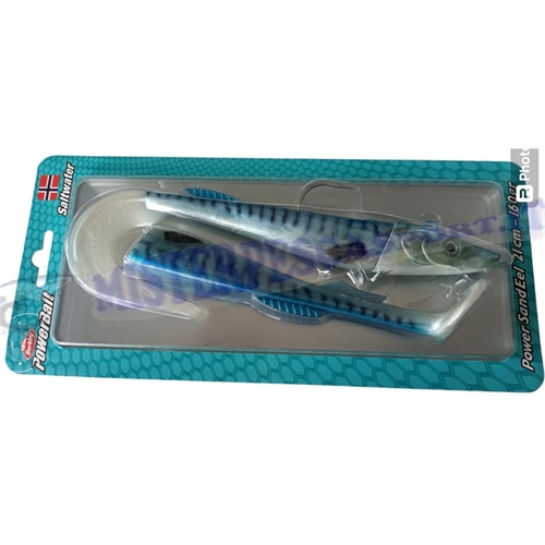 barkley  power sandel 21cm 160gr. powerbait saltwter color real mackerel