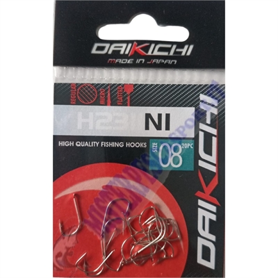 ami daikichi  serie H23IINI size 8 micro punta amo supreme qualità giapponese ideale per innesco del bigattino,  pesca alla spig