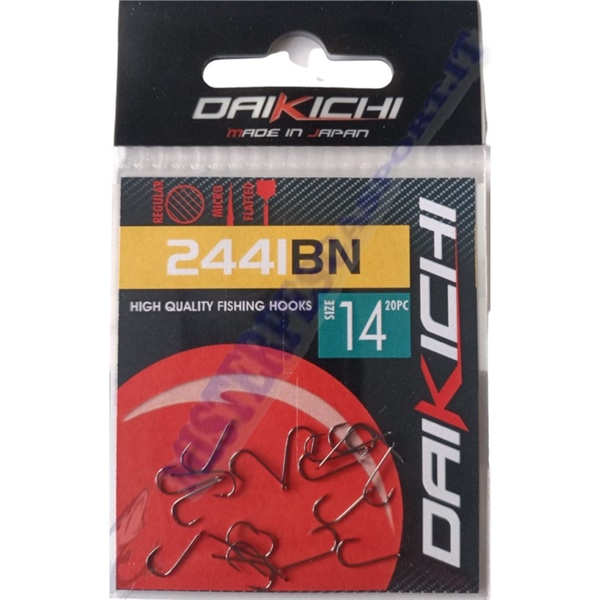 ami daikichi  serie 244IB size 14 micro amo supreme qualità giapponese ideale per innesco del bigattino,  pesca alla spigola, pe