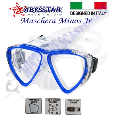 maschera-minos abysstar silicone-trasp