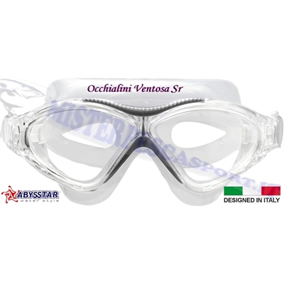 occhialini abysstar ventosa sr  nuoto in mare o piscina 1