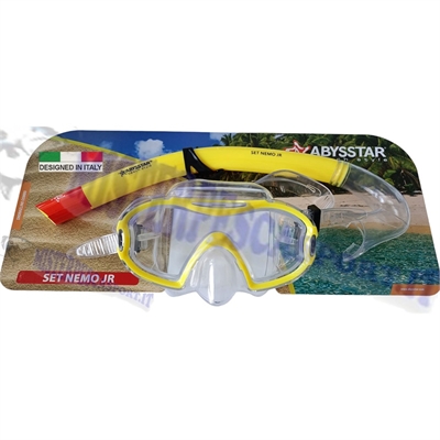 Set Maschera Nemo Jr Abysstar colore giallo