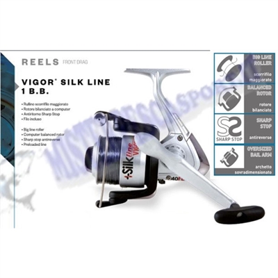Mulinello lineaeffe  vigor silk line pesca surf casting spinning bolentino traina mare fiumi laghi