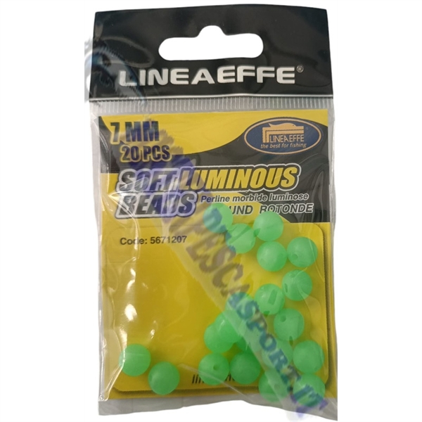 perline tonde morbide fluorescenti salvanodo soft attrattori pesca a surfcasting 