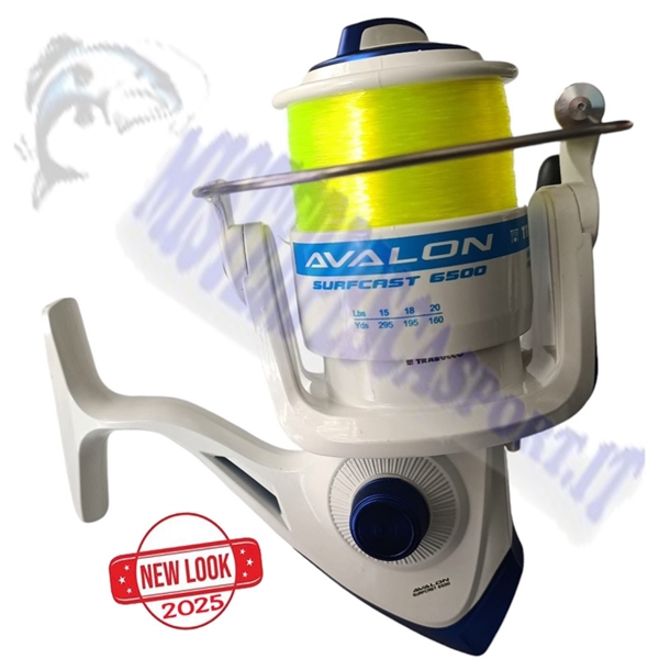 Mulinello Trabucco Avalon surfcast 6500FD  Blue pesca a surf casting, bolentino mare new serie 2025