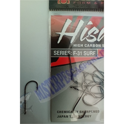 Ami TRABUCCO HISASHI serie F-31 Surf n N. 10 con occhiello black nichel ideale per l'innesco bibi, calamaro, gambero per la  pes