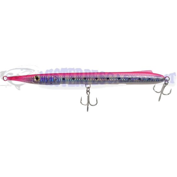 Artificiale Nomura Hokkai Needle color 750 mirrow pink silver 21 cm. 30gr. micidiali per la pesca di pesci serra e leccie. attre