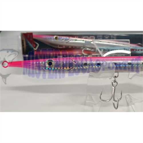 Artificiale Nomura Hokkai Needle color 750 mirrow pink silver 21 cm. 30gr. Ideale per la pesca di pesci serra e leccie.