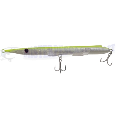 Artificiale Nomura Hokkai Needle color 070 glowing yellow 21 cm. 30gr. micidiali per la pesca di pesci serra e leccie. attrezzat