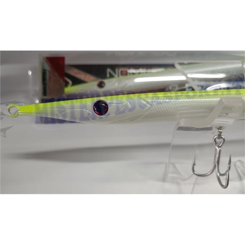 Artificiale Nomura Hokkai Needle color 070 glowing yellow  21 cm. 30gr. Ideale per la pesca di pesci serra e leccie. attrezzatur