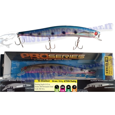 artificiale rapture S - Stalker 150  pro series limited edition 23gr. col.  #SAR UV sardine  Floating pesca  spinning pesca  tra