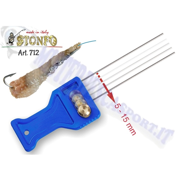 ago doppio regolabile stonfo per inneschi per la pesca a surf casting art. 712