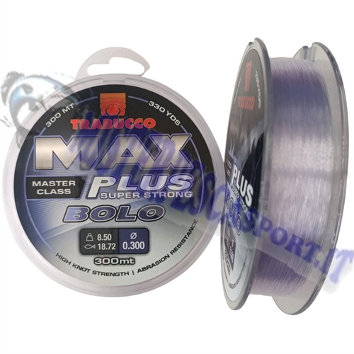 monofilo trabucco max plus super strong Bolo  resistente all'abbrasioni pesca a surfcasting, pesca alla bolognese, pesca a bolen