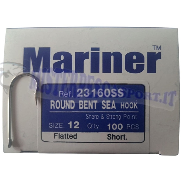 ami Mariner serie 23160 SS n. 12 acciaio inox  sea hook flatted dualtin  pesca palamito palangaro bolentino