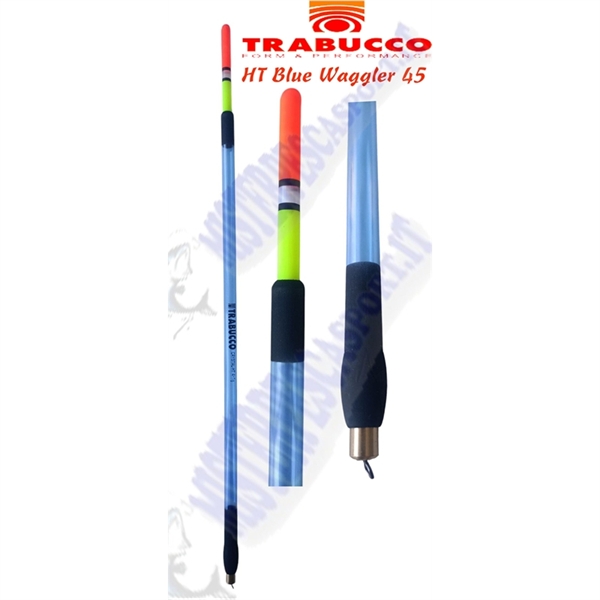 Galleggiante Inglese Trabucco  HT BLUE LOADED WAGGLER 45 pesca alla spigola