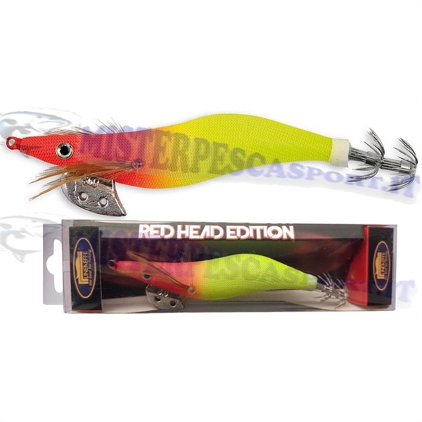 Lineaeffe Red Head edition Squid Jig eging col. Sunshine pesca a seppie calamarir e polpo