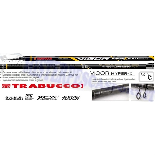Canna Bolognese trabucco Vigor hyper x bolo in carbonio alto modulo.3