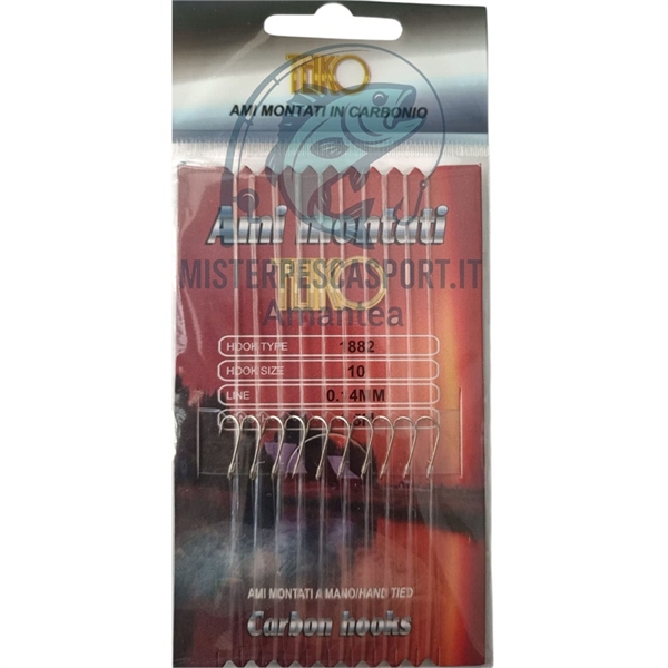 ami legati a mano Teiko serie 1882 n. 10 per la pesca alla bolognese, alla spigola, innesco del bigattino, Camole del miele, esc