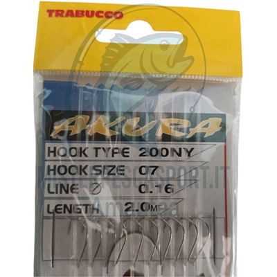 ami legati a mano trabucco akura serie 200NY n. 7 per la pesca alla bolognese, alla spigola, innesco del bigattino, Camole del m