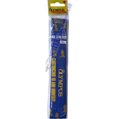 ami legati a mano Olympus  n. 11  filo 100cm  per la pesca alla bolognese, alla spigola, innesco del bigattino, esca viva