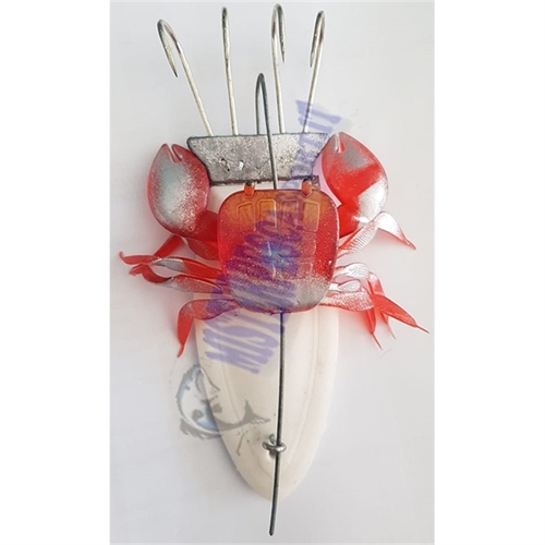 Granchio in gomma abbinato con polpara