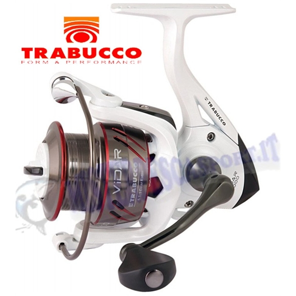 mulinello trabucco vidar 3000fd 4000fd 6 cuscinetti a sfere per la pesca a spinning, pesca alla bolognese, pesca all'inglese, ve