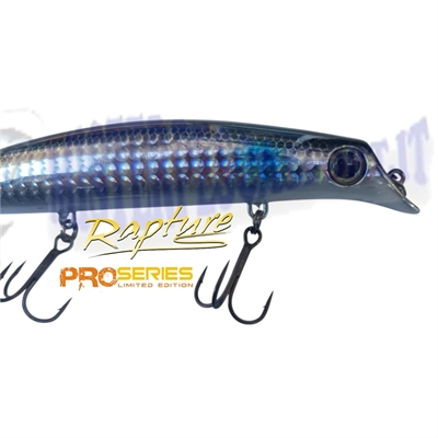 Rapture momoko 125 colore SBD(Silver blue dotted) 15,5gr. slow float seabass darter jerk saltwater series pesca a spinning, trai