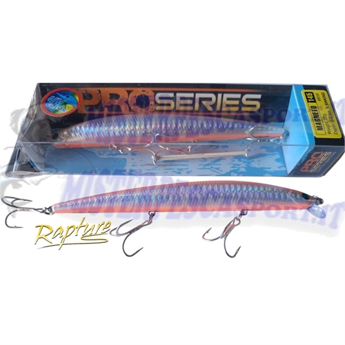 artificiale rapture Magneto 145 pro series limited edition 22 gr. colBIW UV Bleeding Iwashi  Floating pesca  spinning traina  pe