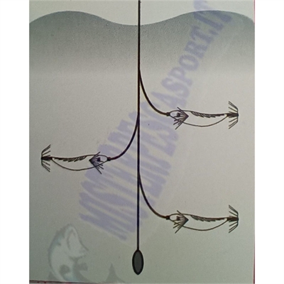 Totanara Lineaeffe Squid jig  mis. 3.0 luminous fluorescente pesca a seppie calamari totani schema montatura a 3 artificiale