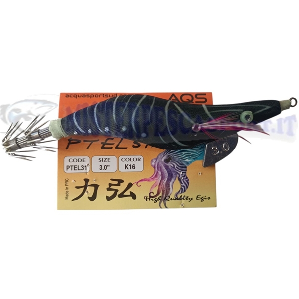 Totanara Squid Jig PLTE31 AQS colore K16 pesca a seppie e calamari polpi