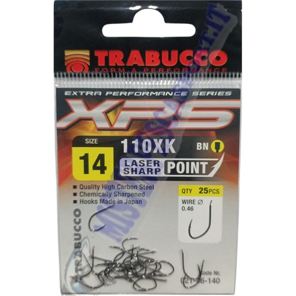 ami trabuco XPS laser sharp point 110XK  BN n. 14 pesca alla bolognese per bigattino