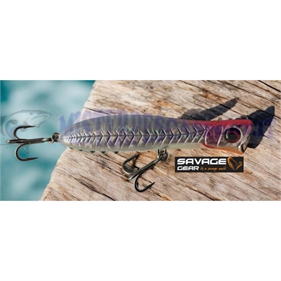 Savage Gear Gravity Popper 11cm 25g – Floating – Colore White Glow - pesca spinning -  Perfetto per insidiare Spigole, Pesci Ser