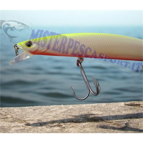 AQS Sea Shock 180 Floating 30g Col. HY4 Long Jerk Artificiale Jerkbait per Spinning Mare indicato per insidiare spigole, barracu
