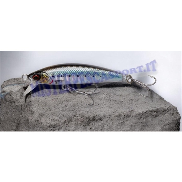 Savage Gear Gravity Minnow 6 cm 12 g Fast Sinking col. FS Sardine PHP. Ideale per la pesca spinning in mare.
