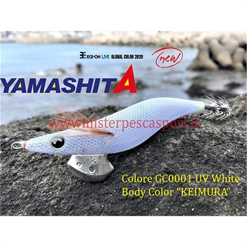 Yamashita Global Color EGI OH LIVE  3.0 15g col. GC001 UV WHITE Body Color KEIMURA r