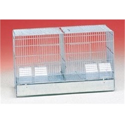 Gabbia cova 55 zincata con  fondo in plastica